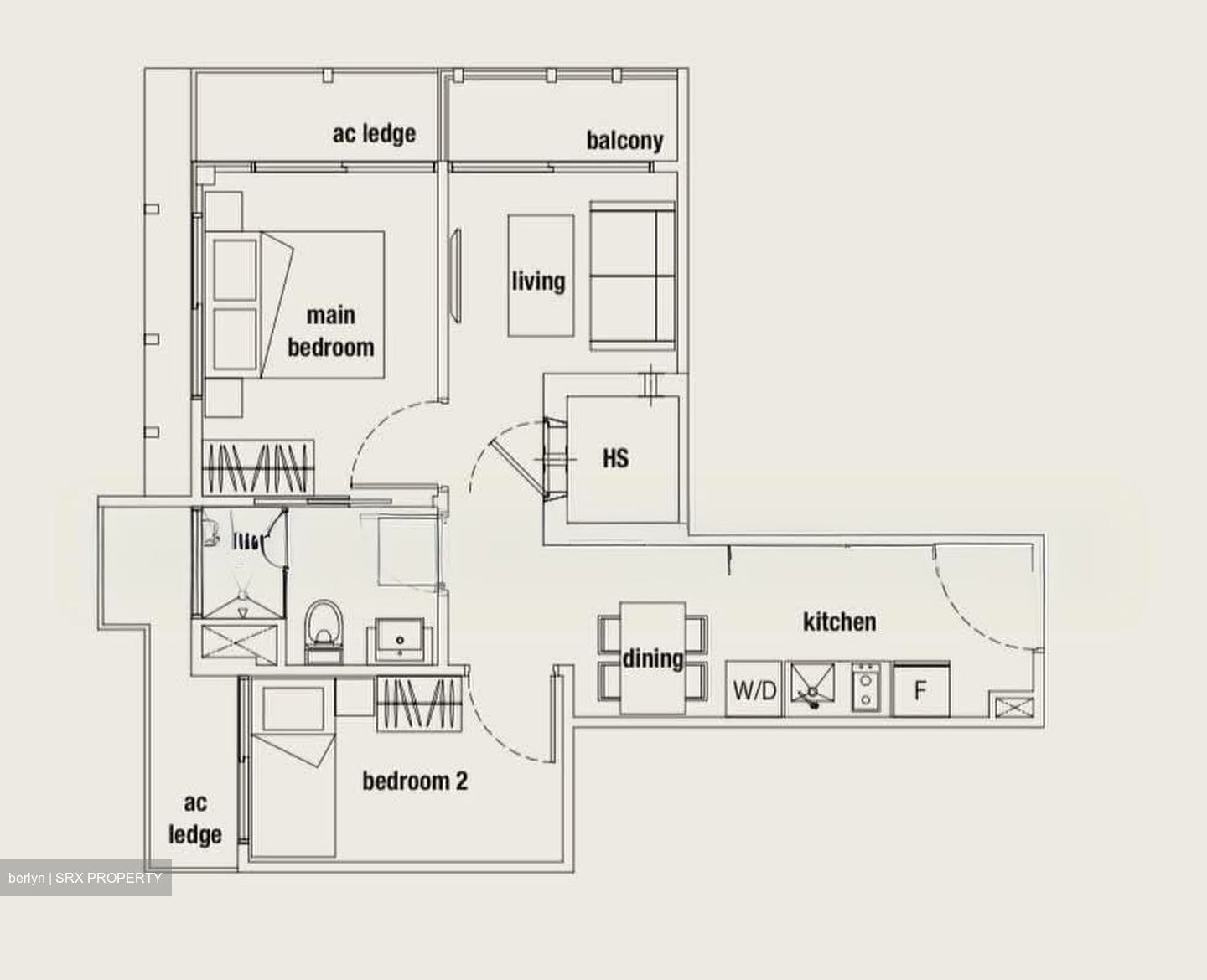 Parc Somme (D8), Apartment #600169491